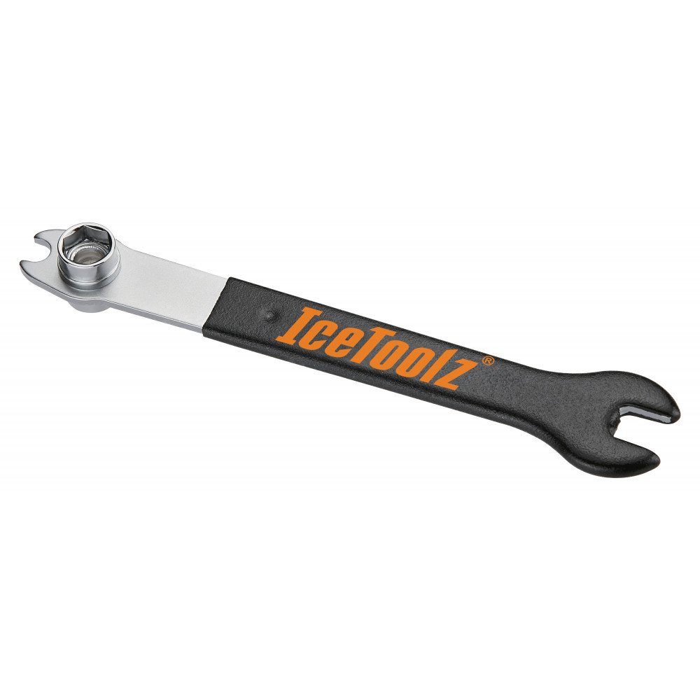 Pedals wrench with socket - 14/15 