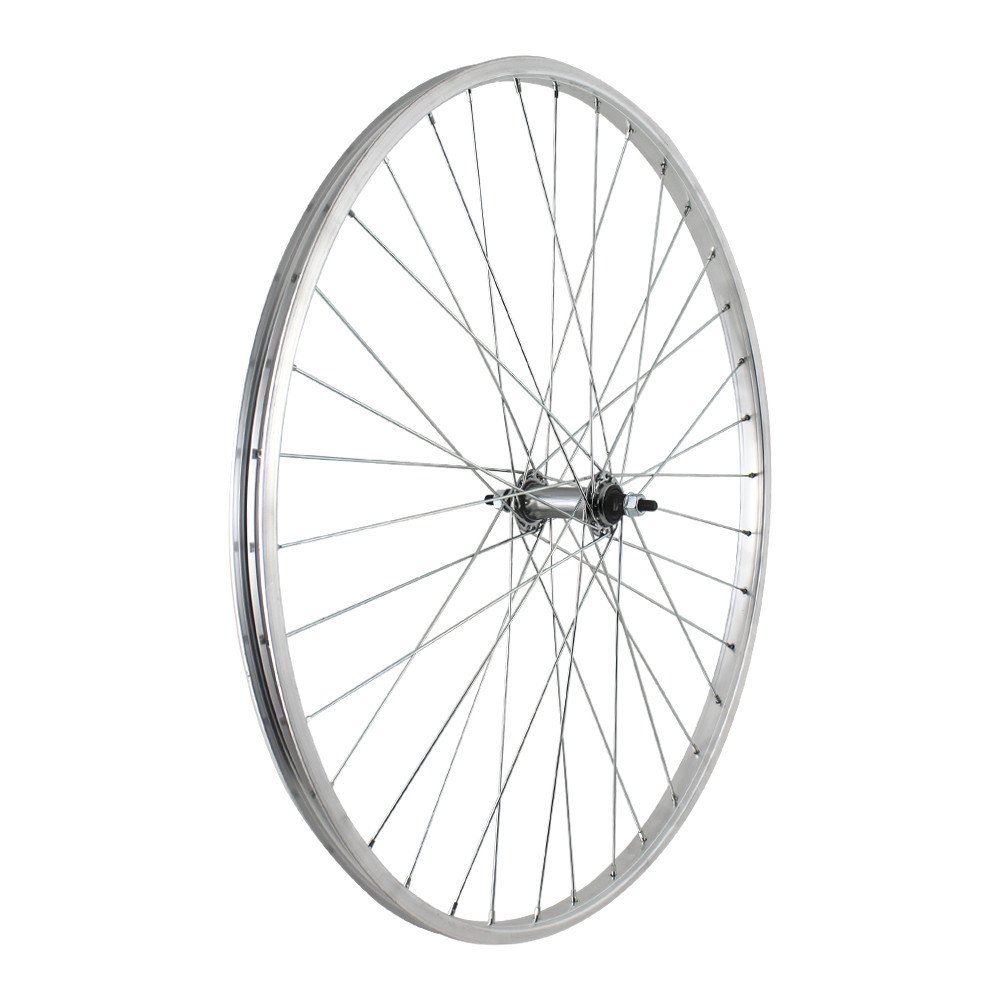 Front wheel TOURING HOLLAND 26x1 3/8 - Axle 5/16, cup and cone, steel hub, aluminium rim