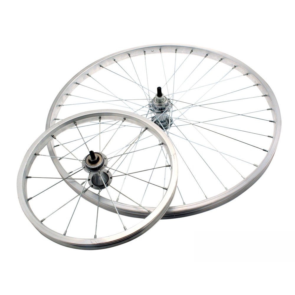 Front wheel TYPE R (Rod brake) 26x1 3/8 - Axle 5/16, cup and cone, steel hub,steel rim