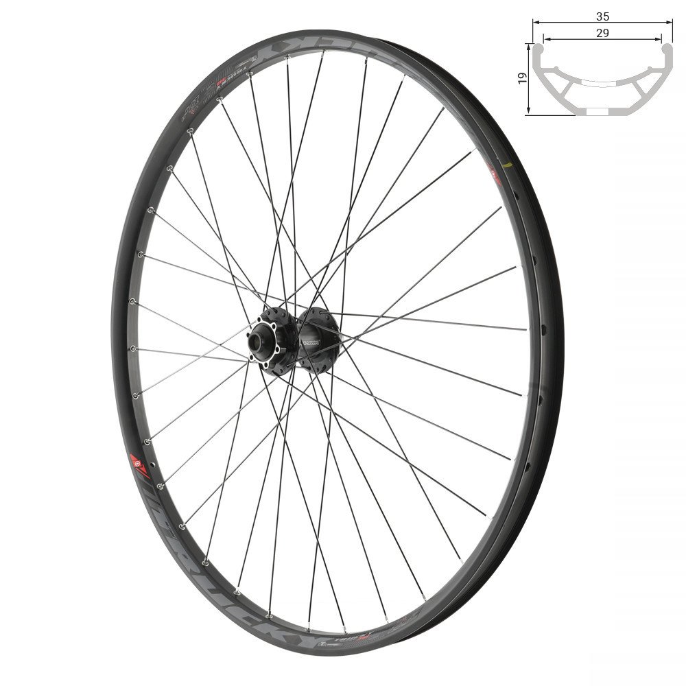 TUBELESS READY MTB wheel - Front 29 with 15x110mm boost bearing hub