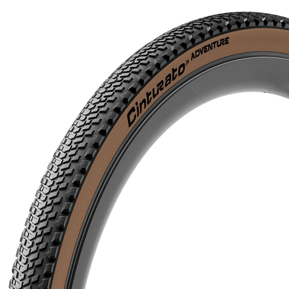 Tyre CINTURATO ADVENTURE - 700X40, black brown (classic), Techwall gravel