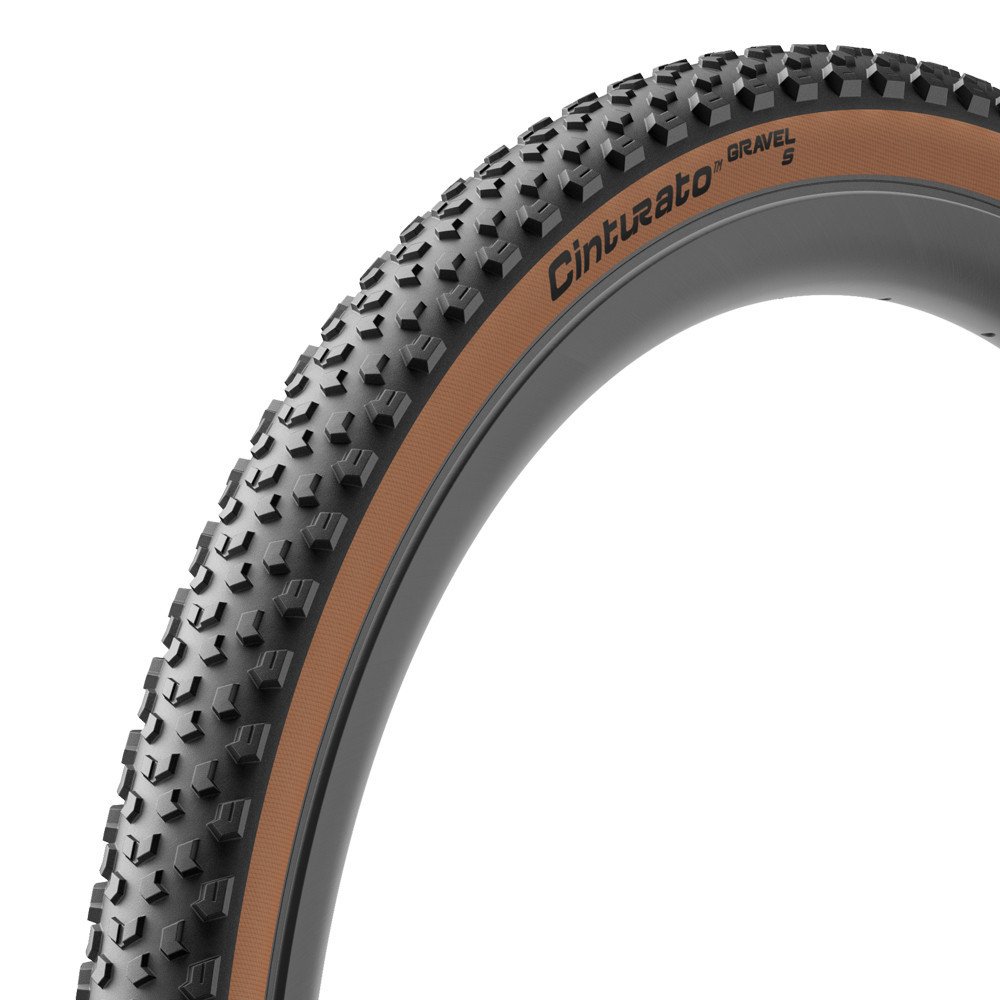Tyre CINTURATO GRAVEL S - 700X50, black brown (classic), Techwall gravel