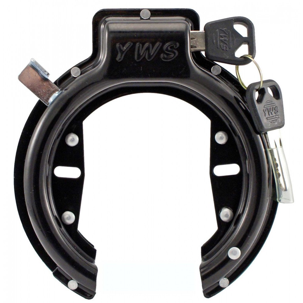 Frame ring lock WITH SCREWS - black