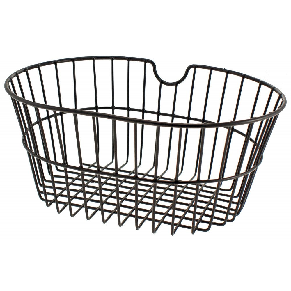 Front basket WIDE MESH - black