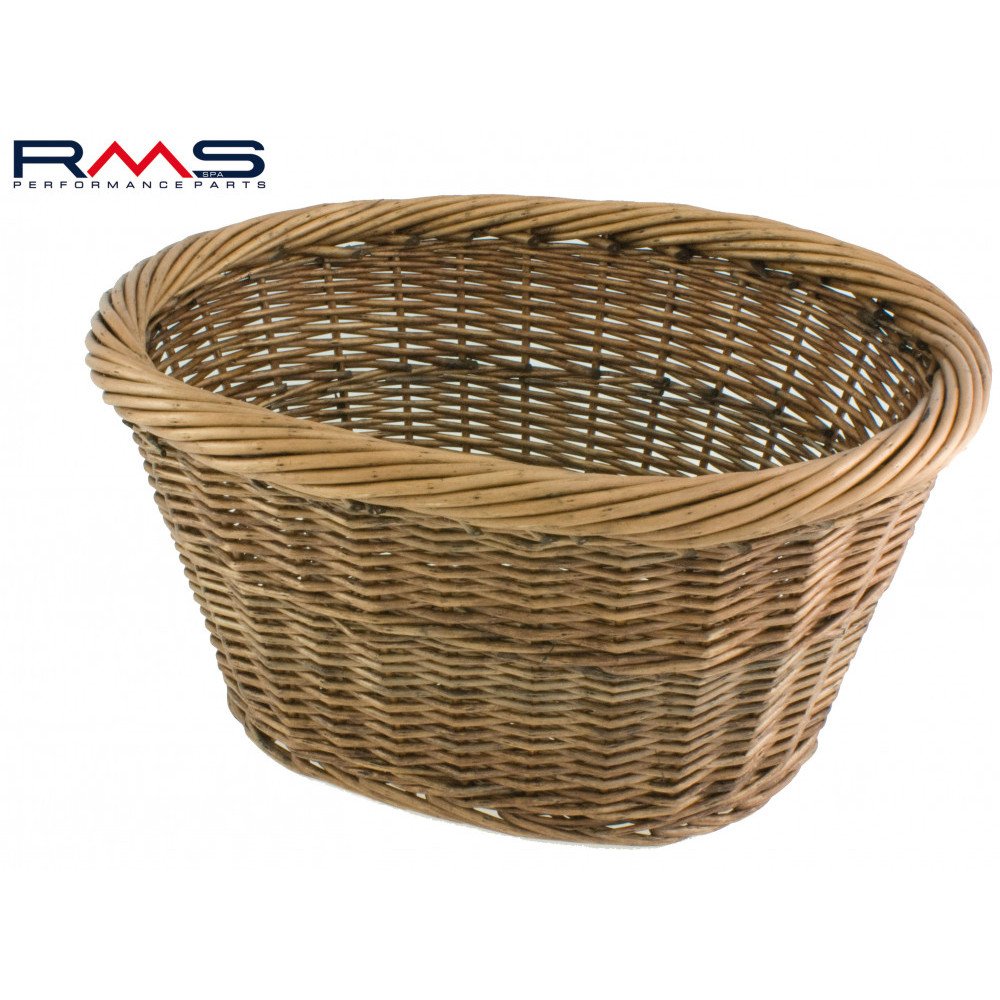 Front basket WICKER SMALL - brown