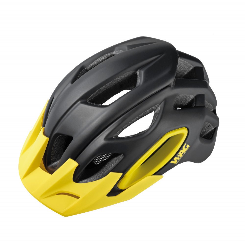 Helmet OAK - M (55-60 cm), black yellow