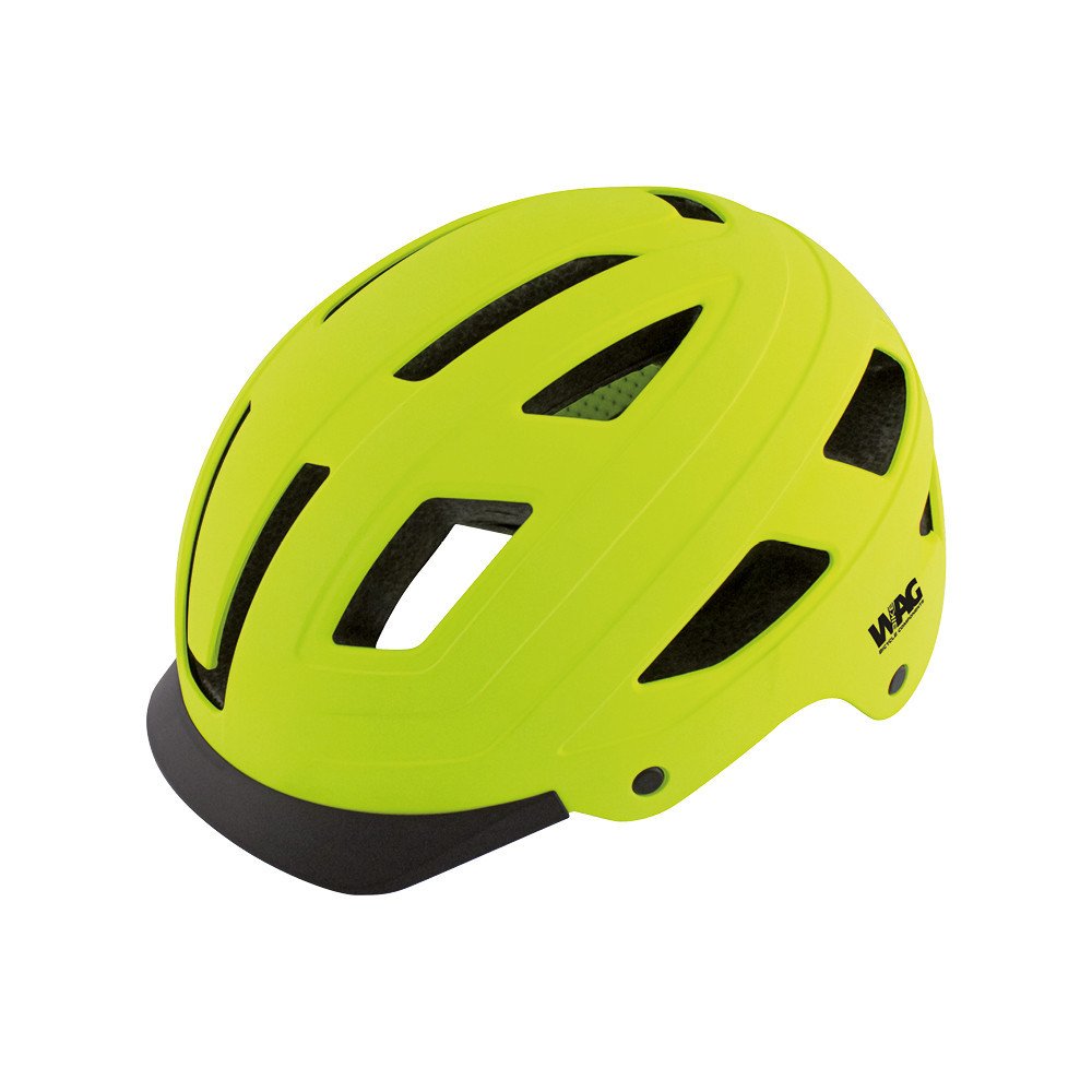 Helmet CITY - M (55-58 cm), fluo yellow