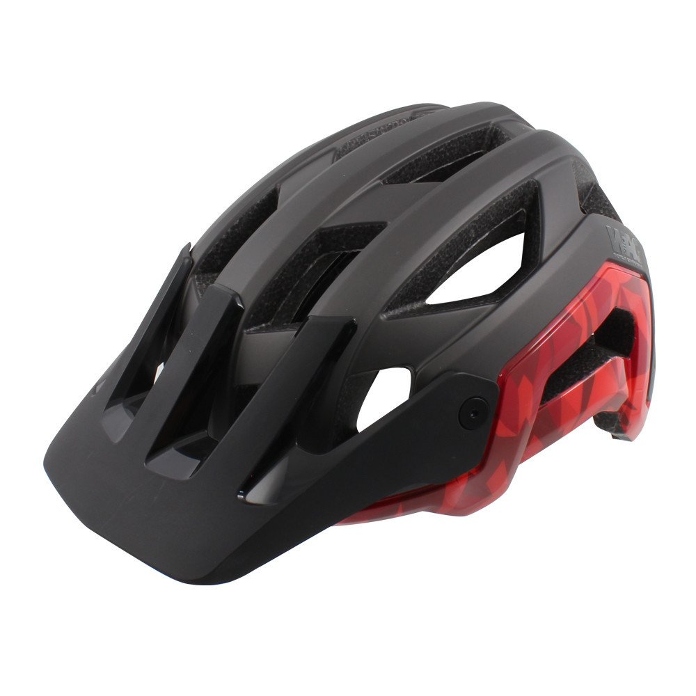 Helmet PHANTOM - L (59-62 cm), black red