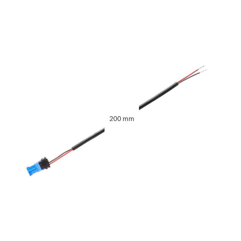 Power supply cable for third party application, 2-pole 200 mm cable for connection to the free electrical connection with 4-pole nanoMQS connector