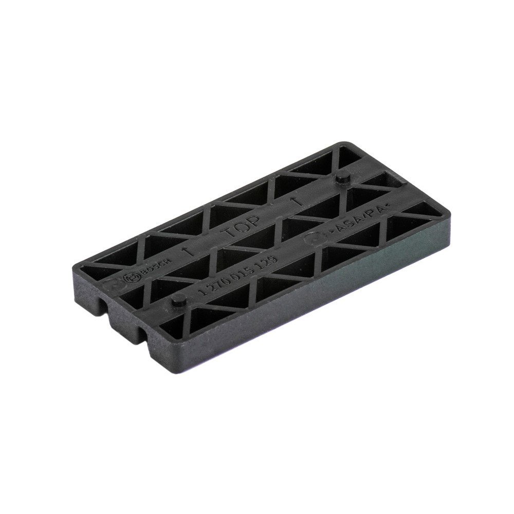  Logo Cover Adapter, Rectangular, Black For powder coated drive units if design cover is not fitted