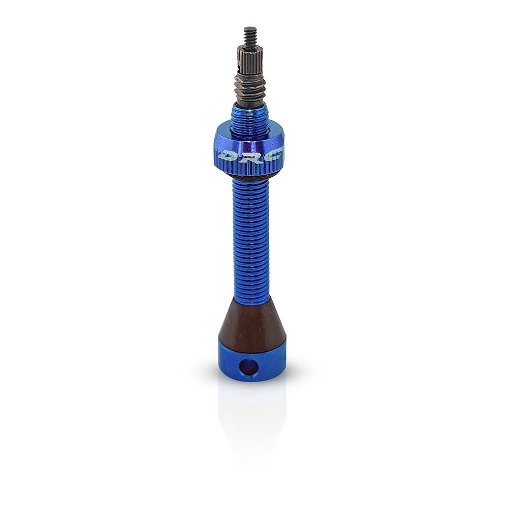 Tubeless Ergal Valve - 48 mm, blue