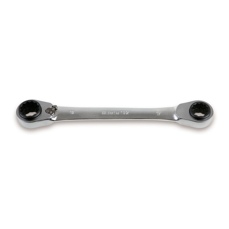 192 16-19-RATCHETING FLAT BI-HEX RING WR