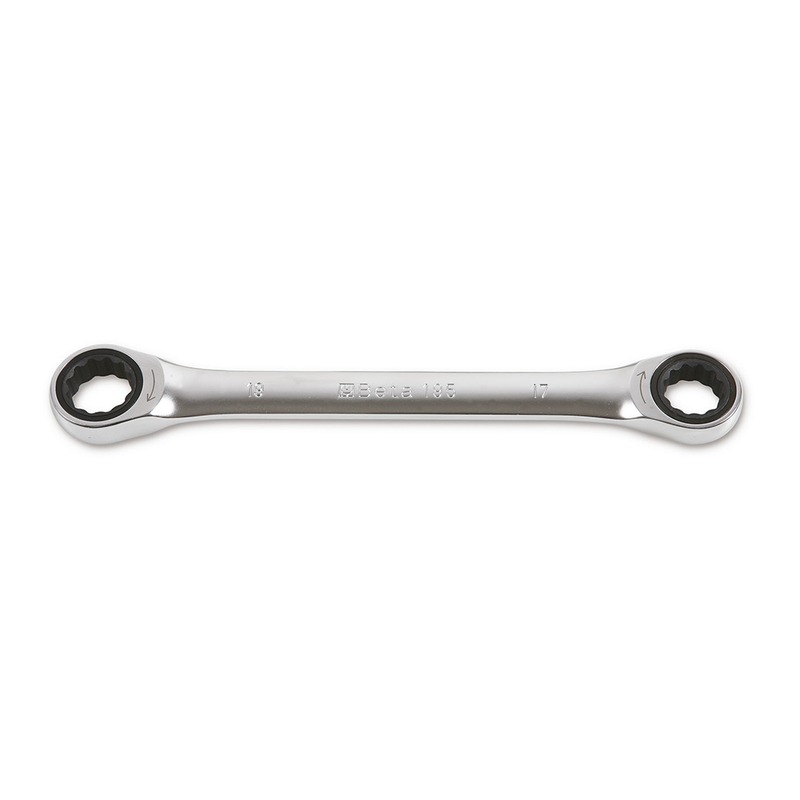 195 14X15-RATCHET. FLAT BI-HEXRING WR.