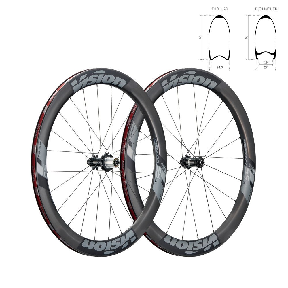 METRON 55 SL DISC BRAKE wheelset - Tubeless ready Center Lock clincher, SH 11s B1 body