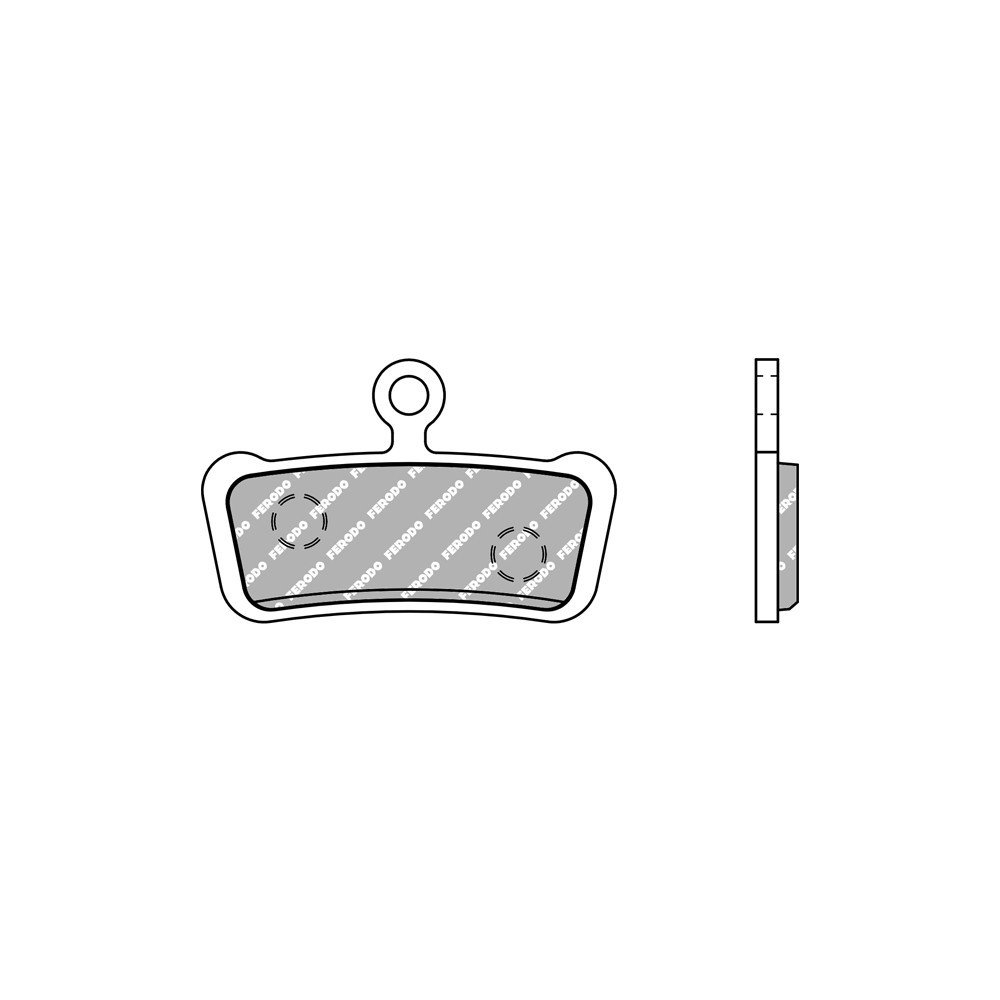 Brake pads SRAM GUIDE - Organic, road, 1 set